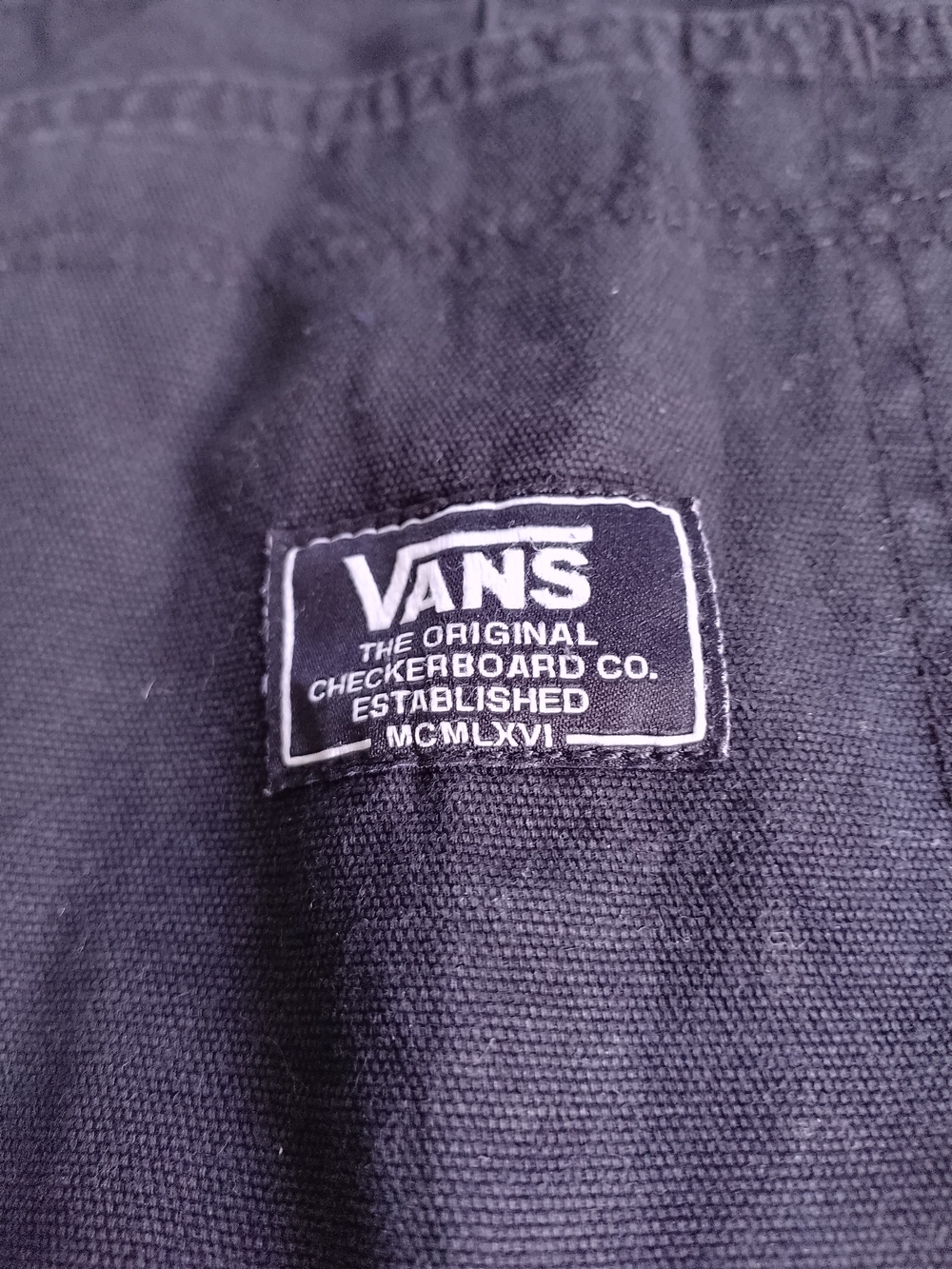 Vans Black Men's Carpenter Overalls Classic Workwear Style - Picture 7 of 11